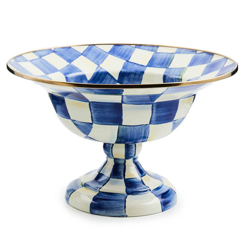 Beautiful Royal Check Large Compote