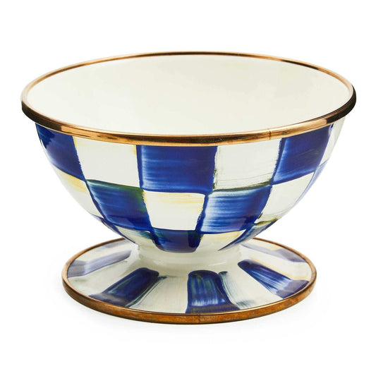 MacKenzie-Childs Royal Check Ice Cream Dish