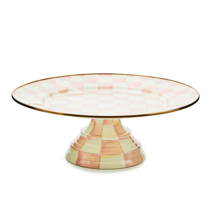 Rosy Check Large Pedestal Platter