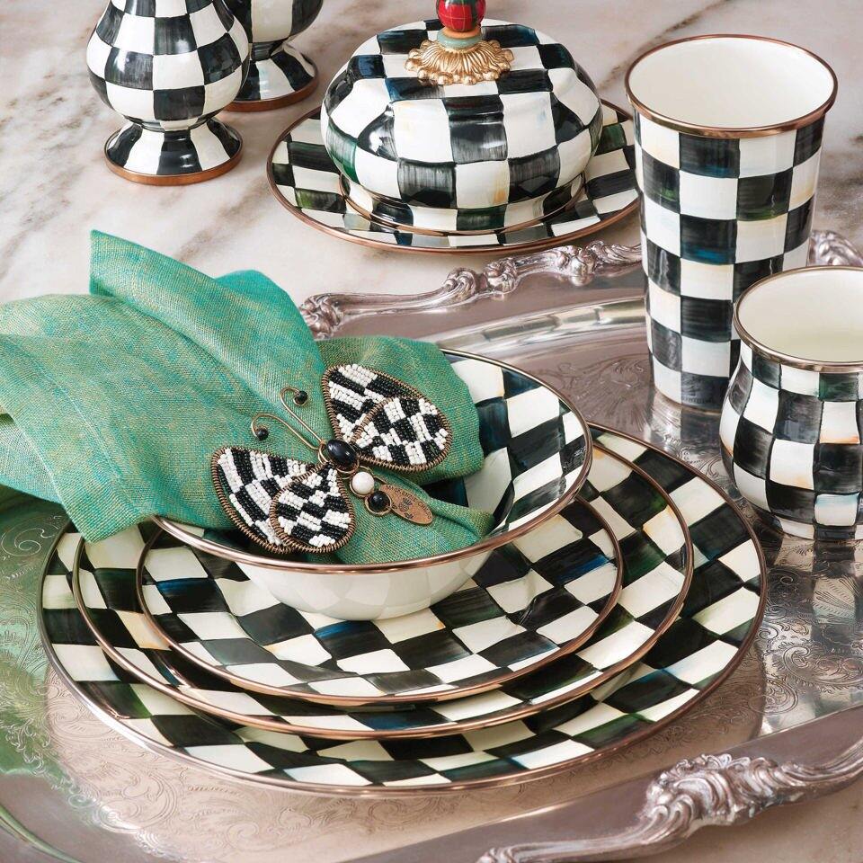 MacKenzie-Childs Courtly Check Charger/Plate