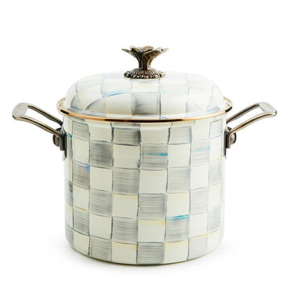 Mackenzie-Childs Sterling Check Stockpot