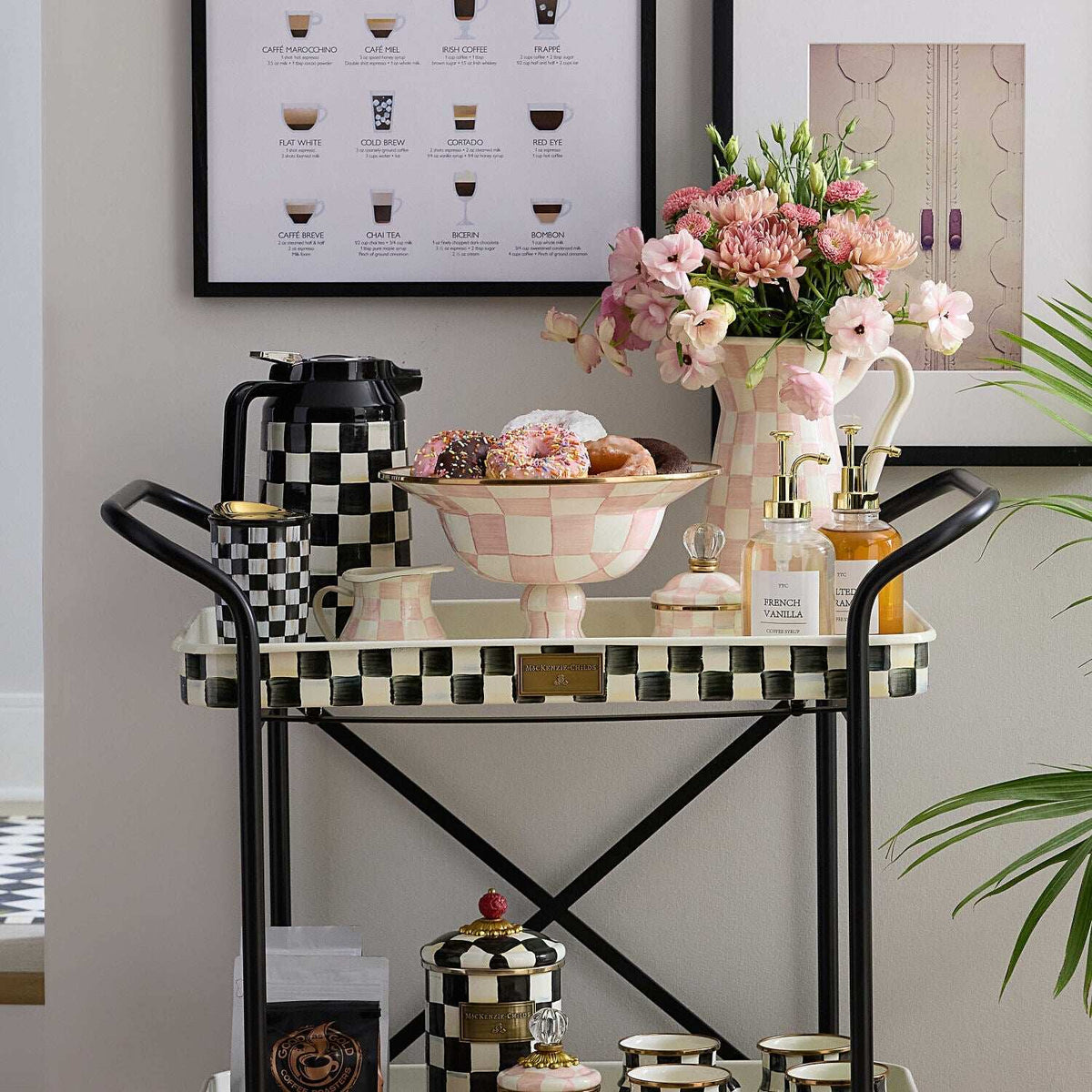 Rosy Check Large Compote by MacKenzie-Childs