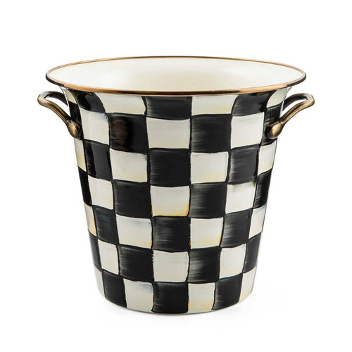 Courtly Check Design Enamel Wine Cooler