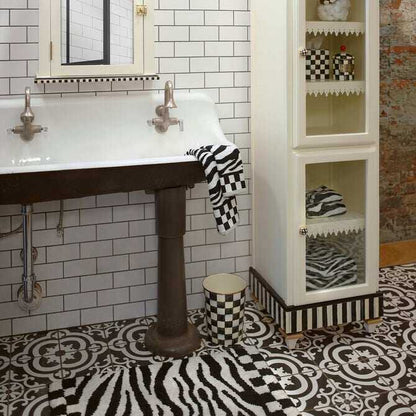 Courtly Check Enamel Bath Collection